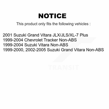 Kugel Rear Wheel Bearing For Chevrolet Tracker Suzuki Grand Vitara 70-511024